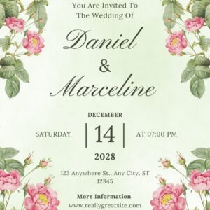 Düğün Davetiyesi Model 11