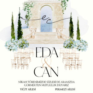 Düğün Davetiyesi Model 2