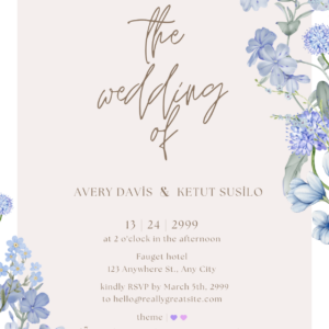 Düğün Davetiyesi Model 27