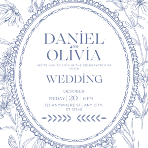 Düğün Davetiyesi Model 30