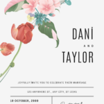 Düğün Davetiyesi Model 32