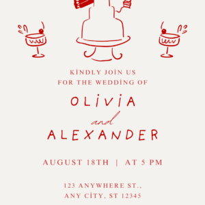 Düğün Davetiyesi Model 41