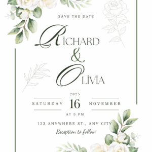 Düğün Davetiyesi Model 49