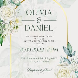Düğün Davetiyesi Model 6